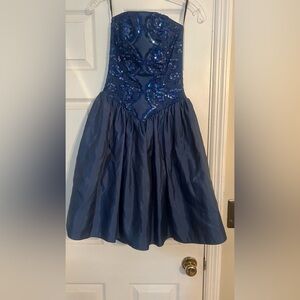 Gunne Sax by Jessica Mclintok blue 
Formal Dress